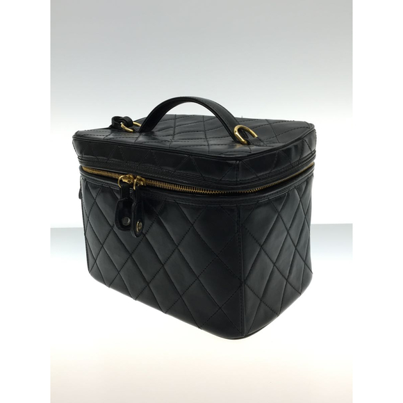 Chanel Matelasse Vanity Shoulder Bag Implant Black - Picture 2 of 7